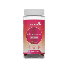 Neapstrādāti pulveri Nom Nom Ashwagandha (60 gumijas ar ābolu garšu)